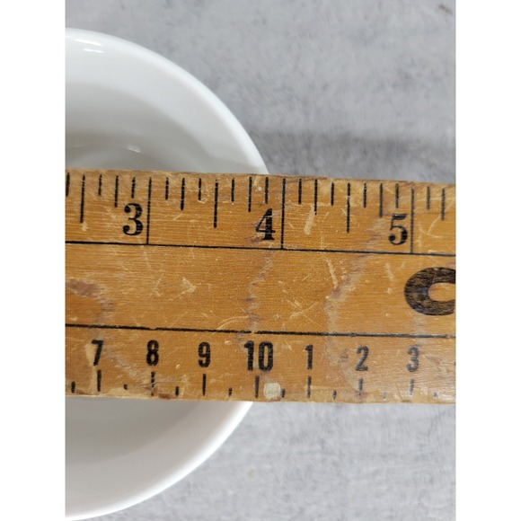 Corningware French White Stoneware Ramekin Dish 7 oz 200 mL Microwave Oven Safe - Picture 9 of 9